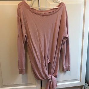 Hinge Tie-Front pullover